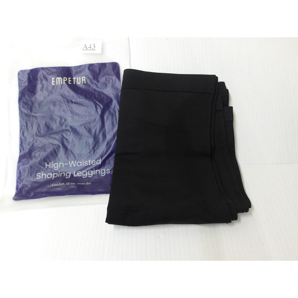 Empetua High-Waisted Shaping Leggings Black L-BLK Size‎ Large /#26495